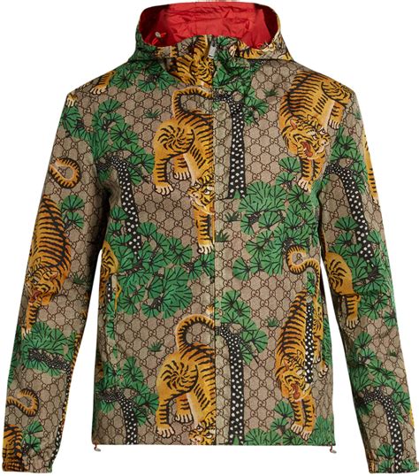 gucci tiger print jacket